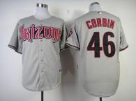 Arizona Diamondbacks #46 Patrick Corbin Grey Cool Base Stitched MLB Jersey