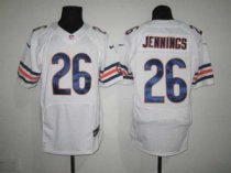 Nike Bears -26 Tim Jennings White Stitched NFL Elite Jersey