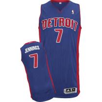 Revolution 30 Detroit Pistons -7 Brandon Jennings Blue Stitched NBA Jersey