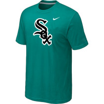 Chicago White Sox Nike Heathered Green Club Logo  T-Shirt