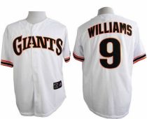 San Francisco Giants #9 Matt Williams White 1989 Turn Back The Clock Stitched MLB Jersey