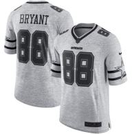 Nike Cowboys -88 Dez Bryant Gray Stitched NFL Limited Gridiron Gray II Jersey