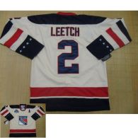 New York Rangers -2 Brian Leetch White Stitched 2012 Winter Classic NHL Jersey