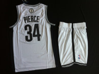 NBA Brooklyn Nets Pierce -34 Suit-white