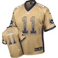 Nike St Louis Rams -11 Tavon Austin Gold Men's Stitched NFL Elite Drift Fashion Jersey