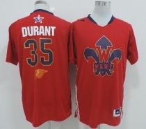Oklahoma City Thunder -35 Kevin Durant Red 2014 All Star Stitched NBA Jersey