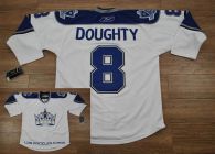 Los Angeles Kings -8 Drew Doughty White Stitched NHL Jersey