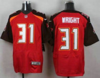 Nike Tampa Bay Buccaneers -31 Major Wright Red Team Color Stitched NFL New Elite Jersey