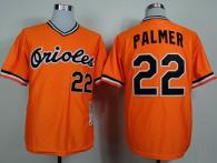 Mitchell And Ness 1982 Baltimore Orioles #22 Jim Palmer Orange Throwback Stitched MLB Jersey