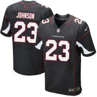 Nike Arizona Cardinals -23 Chris Johnson Black Alternate Stitched NFL Elite Jersey