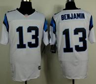 Nike Panthers -13 Kelvin Benjamin White Men's Stitched NFL Elite Jersey