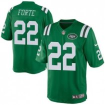 Youth Nike Jets -22 Matt Forte Green Stitched NFL Elite Rush Jersey