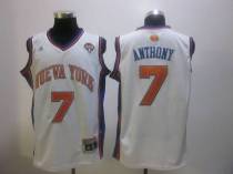 New York Knicks -7 Carmelo Anthony White Latin Nights Stitched NBA Jersey