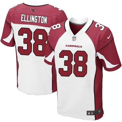 Nike Arizona Cardinals -38 Andre Ellington White Stitched NFL Elite Jersey