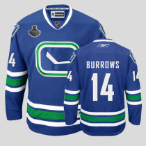 Vancouver Canucks 2011 Stanley Cup Finals -14 Alexandre Burrows Blue Third Stitched NHL Jersey