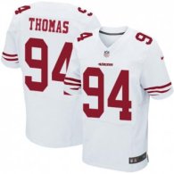 Nike 49ers -94 Solomon Thomas White Stitched NFL Elite Jersey