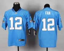 Nike Seattle Seahawks #12 Fan Light Blue Men‘s Stitched NFL Elite Jersey