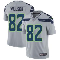 Nike Seahawks -82 Luke Willson Grey Alternate Stitched NFL Vapor Untouchable Limited Jersey