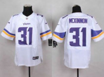 Nike Minnesota Vikings -31 Jerick McKinnon White Stitched NFL Elite Jersey