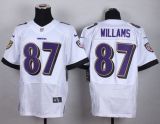 Nike Ravens -87 Maxx Williams White Men's Stitched NFL New Elite Jersey