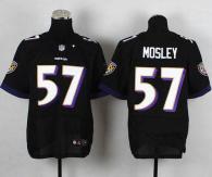 Nike Ravens -57 CJ Mosley Black Alternate Men's Stitched NFL New Elite Jersey