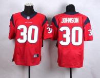 Nike Houston Texans -30 Kevin Johnson Red Alternate Mens Stitched NFL Elite Jersey