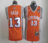 Phoenix Suns -13 Steve Nash Orange Latin Nights Stitched NBA Jersey