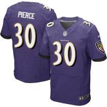 Nike Ravens -30 Bernard Pierce Purple Team Color Men's Stitched NFL New Elite Jersey