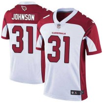 Nike Cardinals -31 David Johnson White Stitched NFL Vapor Untouchable Limited Jersey