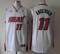 Miami Heat -11 Chris Andersen White Stitched NBA Jersey