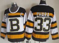 Boston Bruins -33 Zdeno Chara White CCM Throwback 75TH Stitched NHL Jersey
