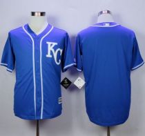 Kansas City Royals Blank Blue Alternate 2 New Cool Base Stitched MLB Jersey