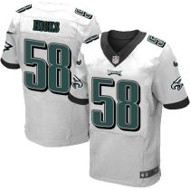 Nike Philadelphia Eagles #58 Jordan Hicks White Men's Stitched NFL New Elite Jersey