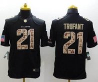 Nike Atlanta Falcons 21 Desmond Trufant Black NFL Limited Salute to Service jersey