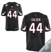 Nike Arizona Cardinals -44 Golden Jersey Black Elite Alternate Jersey