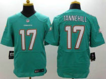 Nike Miami Dolphins -17 Ryan Tannehill Aqua Green Team Color NFL New Elite Jersey
