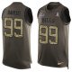 Nike Bills -99 Marcell Dareus Green Stitched NFL Limited Salute To Service Tank Top Jersey