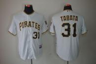 Pittsburgh Pirates #31 Jose Tabata White Cool Base Stitched MLB Jersey
