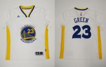 Revolution 30 Golden State Warriors -23 Draymond Green White Alternate Stitched NBA Jersey