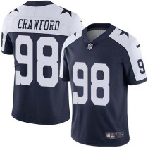 Nike Cowboys -98 Tyrone Crawford Navy Blue Thanksgiving Stitched NFL Vapor Untouchable Limited Throw
