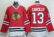Chicago Blackhawks -13 Daniel Carcillo Red Stitched NHL Jersey