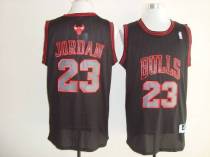 Chicago Bulls -23 Michael Jordan Black Graystone Fashion Stitched NBA Jersey