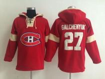 Montreal Canadiens -27 Alex Galchenyuk Red Pullover NHL Hoodie