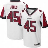 Nike Falcons 45 Deion Jones White Stitched NFL Elite Jersey