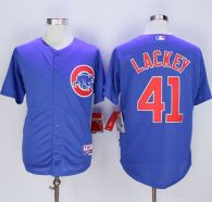 Chicago Cubs -41 John Lackey Blue Alternate Cool Base Stitched MLB Jersey