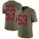 Nike 49ers -53 NaVorro Bowman Olive Stitched NFL Limited 2017 Salute to Service Jersey