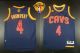 Revolution 30 Cleveland Cavaliers -4 Iman Shumpert Navy Blue CavFanatic The Finals Patch Stitched NB