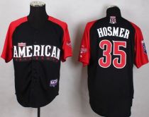 Kansas City Royals -35 Eric Hosmer Black 2015 All-Star American League Stitched MLB Jersey
