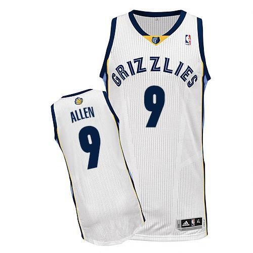 Memphis Grizzlies -9 Tony Allen Revolution 30 White Stitched NBA Jersey