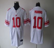 Nike New York Giants #10 Eli Manning White Men's Stitched NFL Elite Jersey
